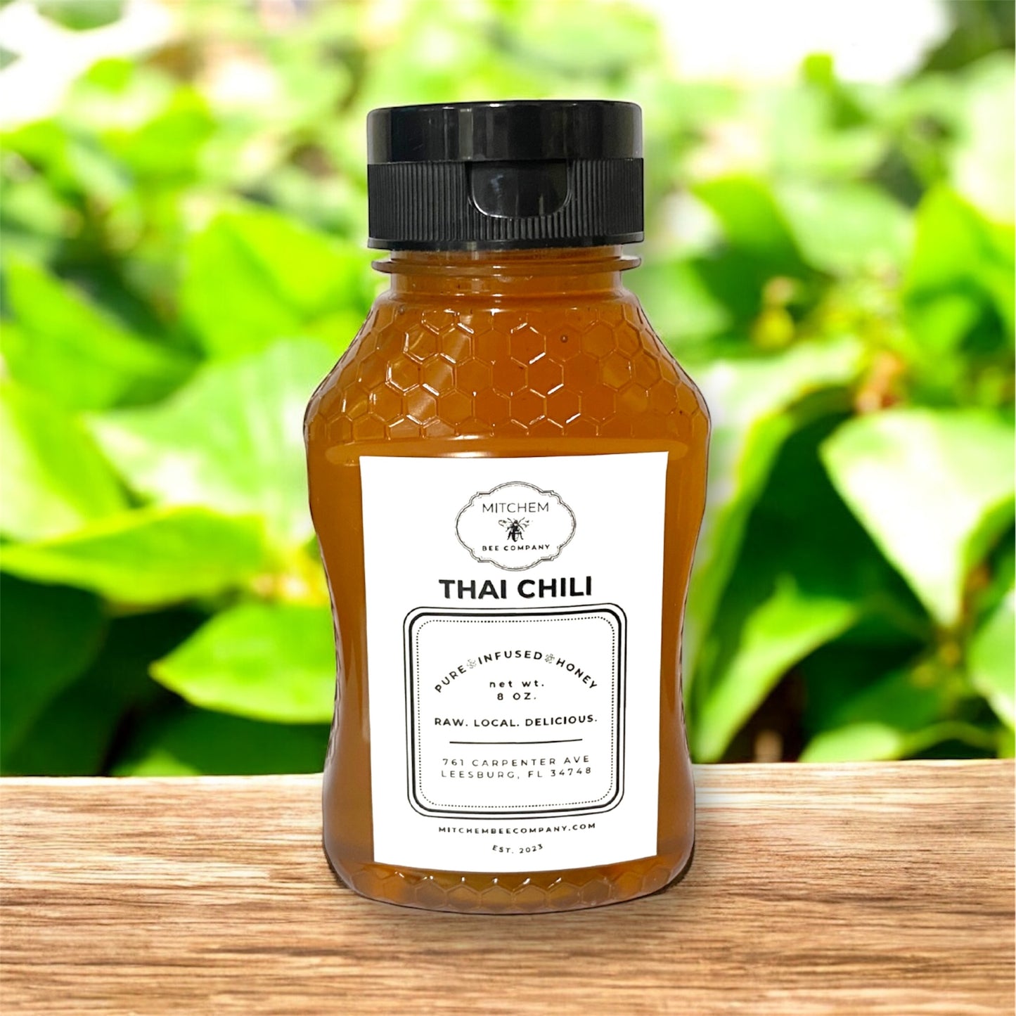 8 oz. Infused Raw Honey - Squeeze Bottle