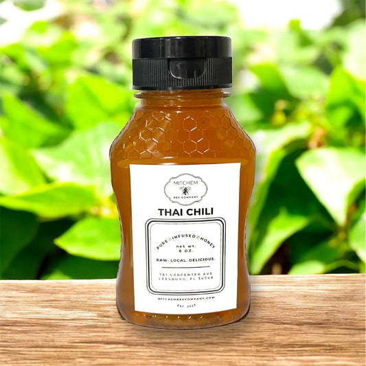 8 oz. Infused Raw Honey - Squeeze Bottle