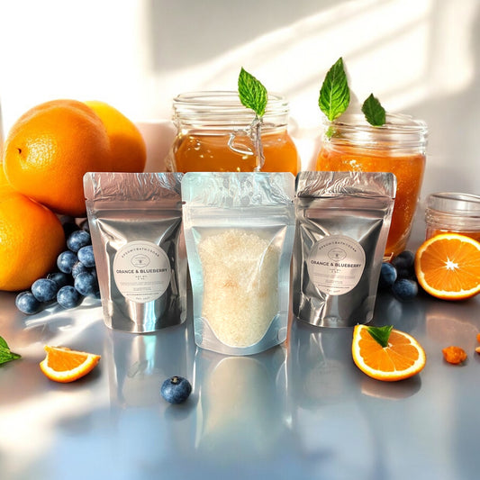 2 oz. Epsom Bath Soak - Orange & Blueberry