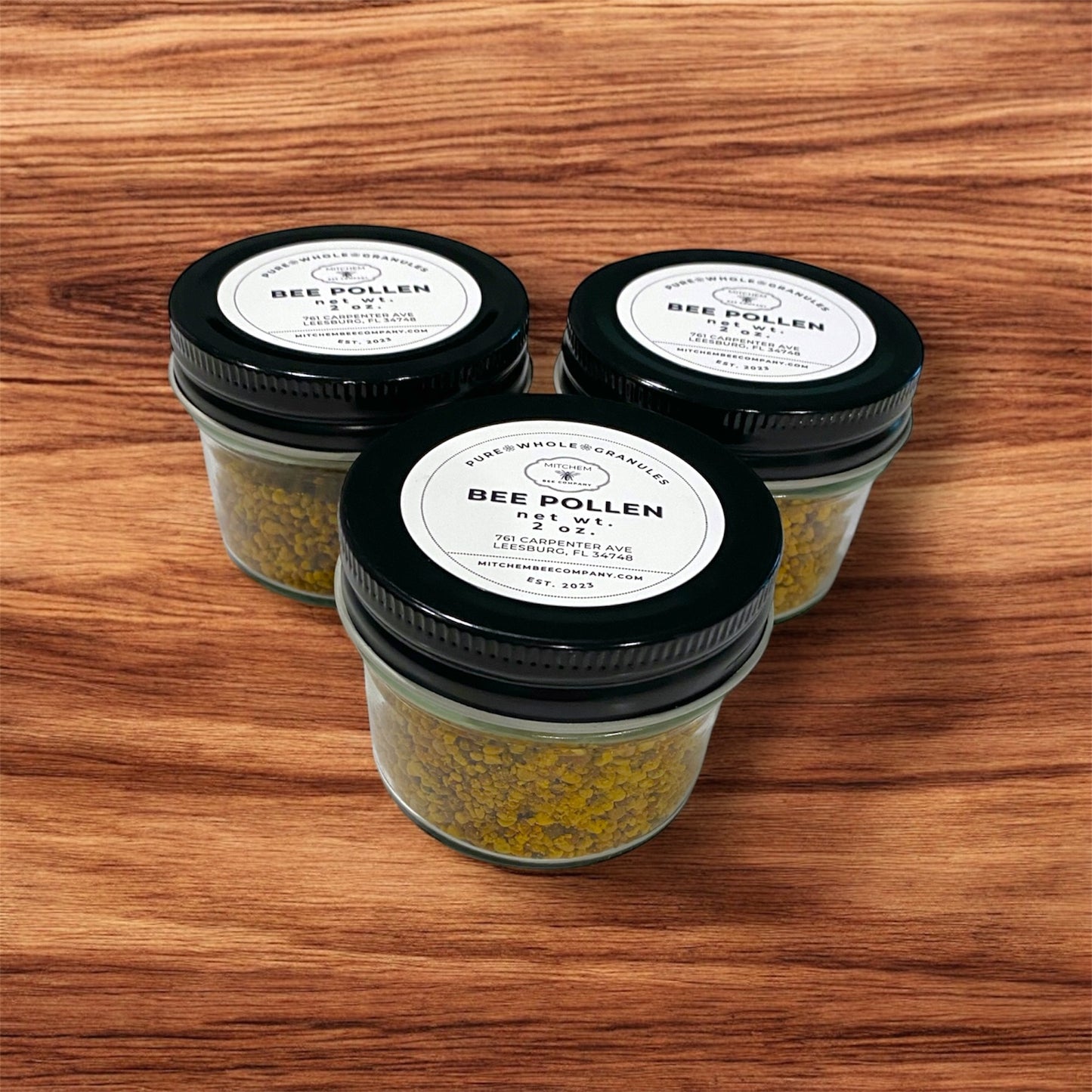 2 oz. Bee Pollen - Glass Jar
