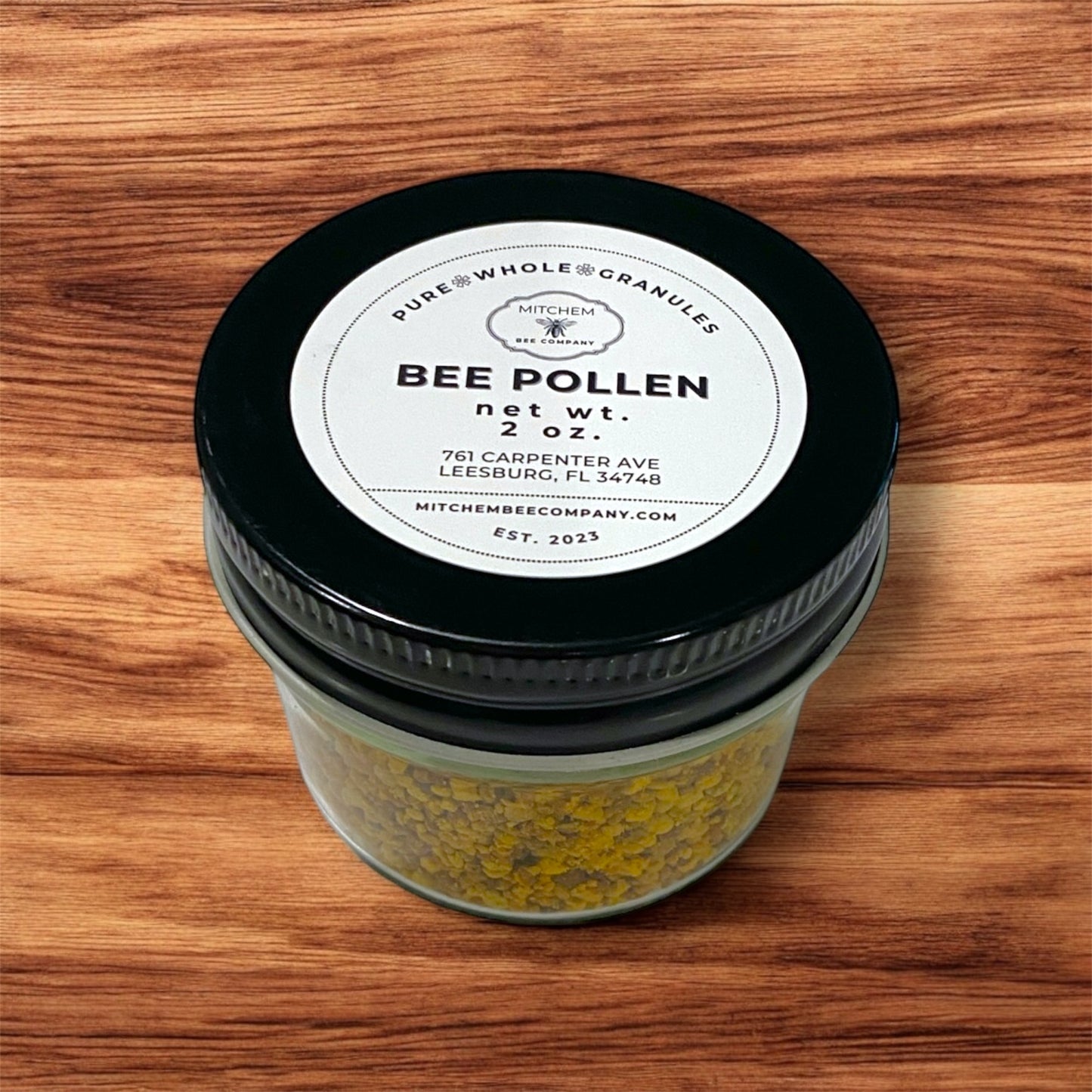 2 oz. Bee Pollen - Glass Jar