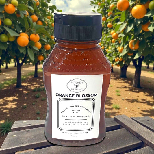 Raw, Unfiltered Florida Orange Blossom Honey