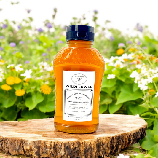 1 lb. Raw Honey - Squeeze Bottle