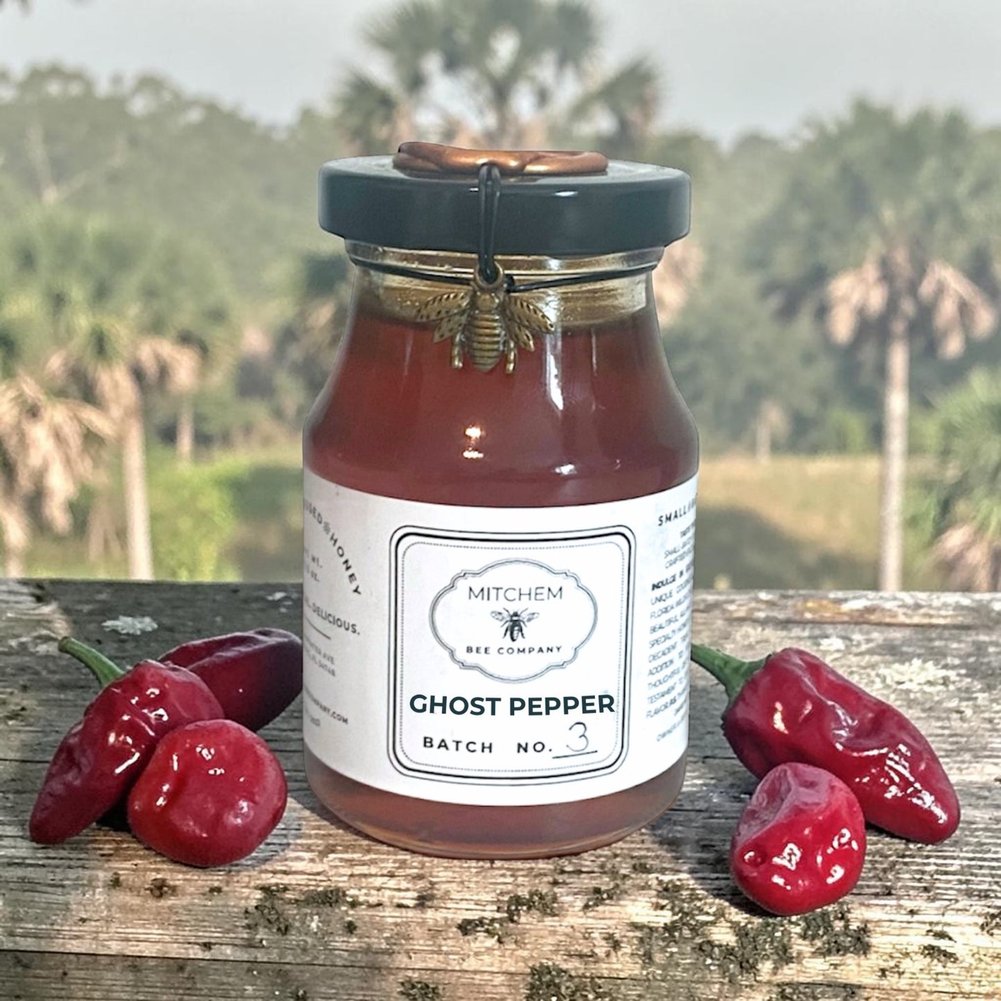 Organic Ghost Pepper Infused Raw Honey