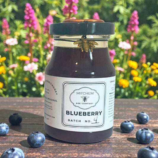 Organic Blueberry Infused Raw Honey