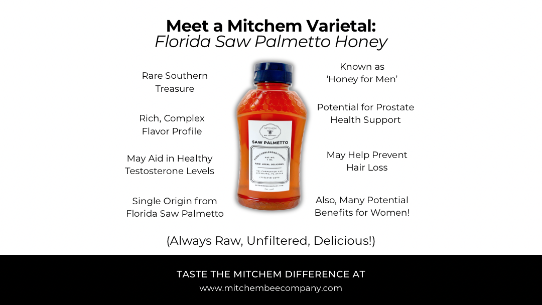 Meet a Mitchem Varietal: Florida Saw Palmetto Honey