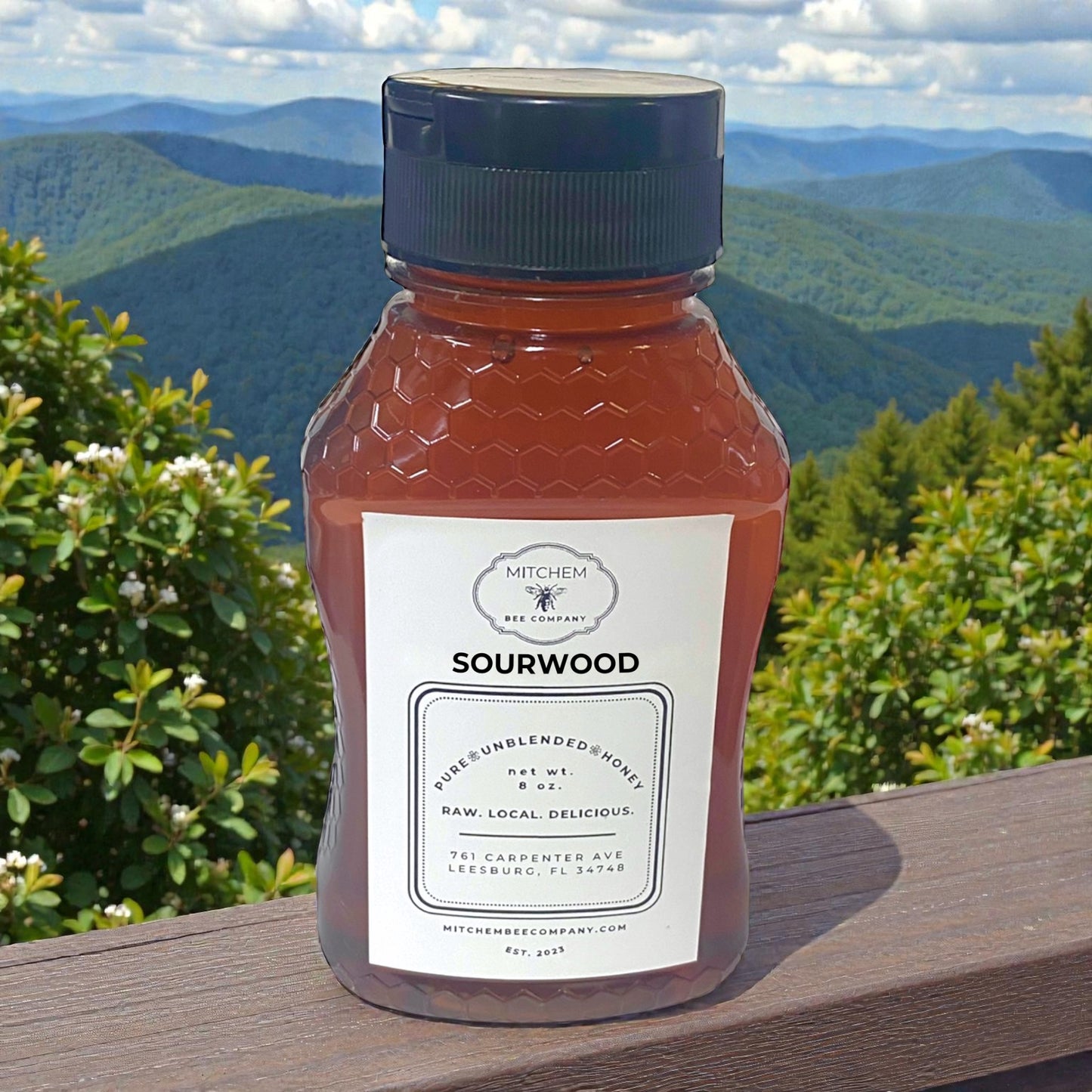 8 oz. Raw Honey - Squeeze Bottle