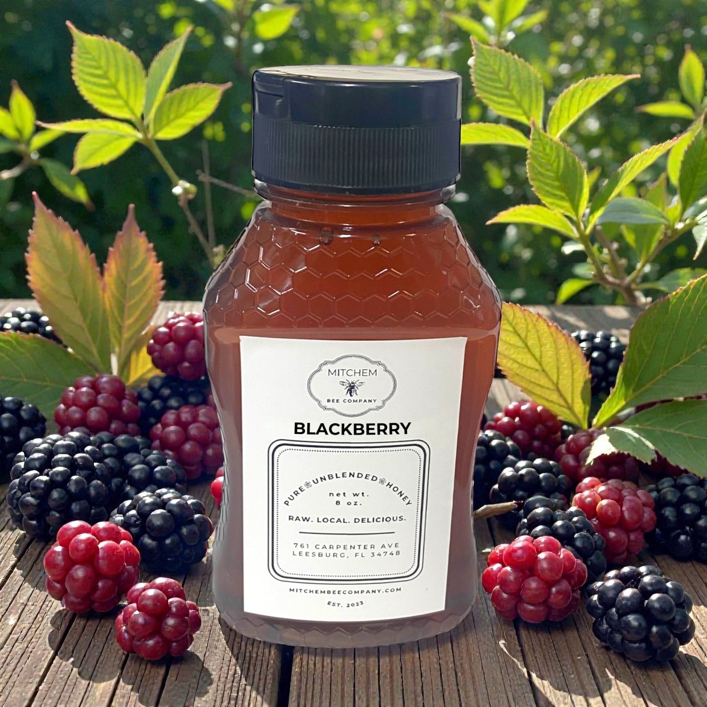 8 oz. Raw Honey - Squeeze Bottle