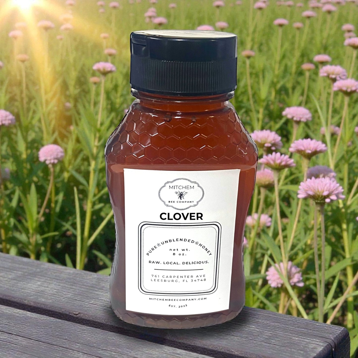 8 oz. Raw Honey - Squeeze Bottle