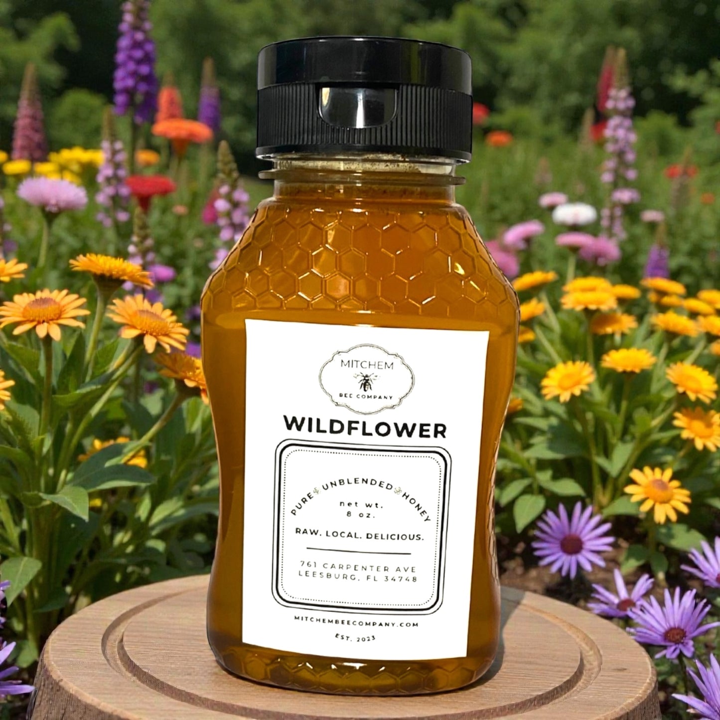8 oz. Raw Honey - Squeeze Bottle