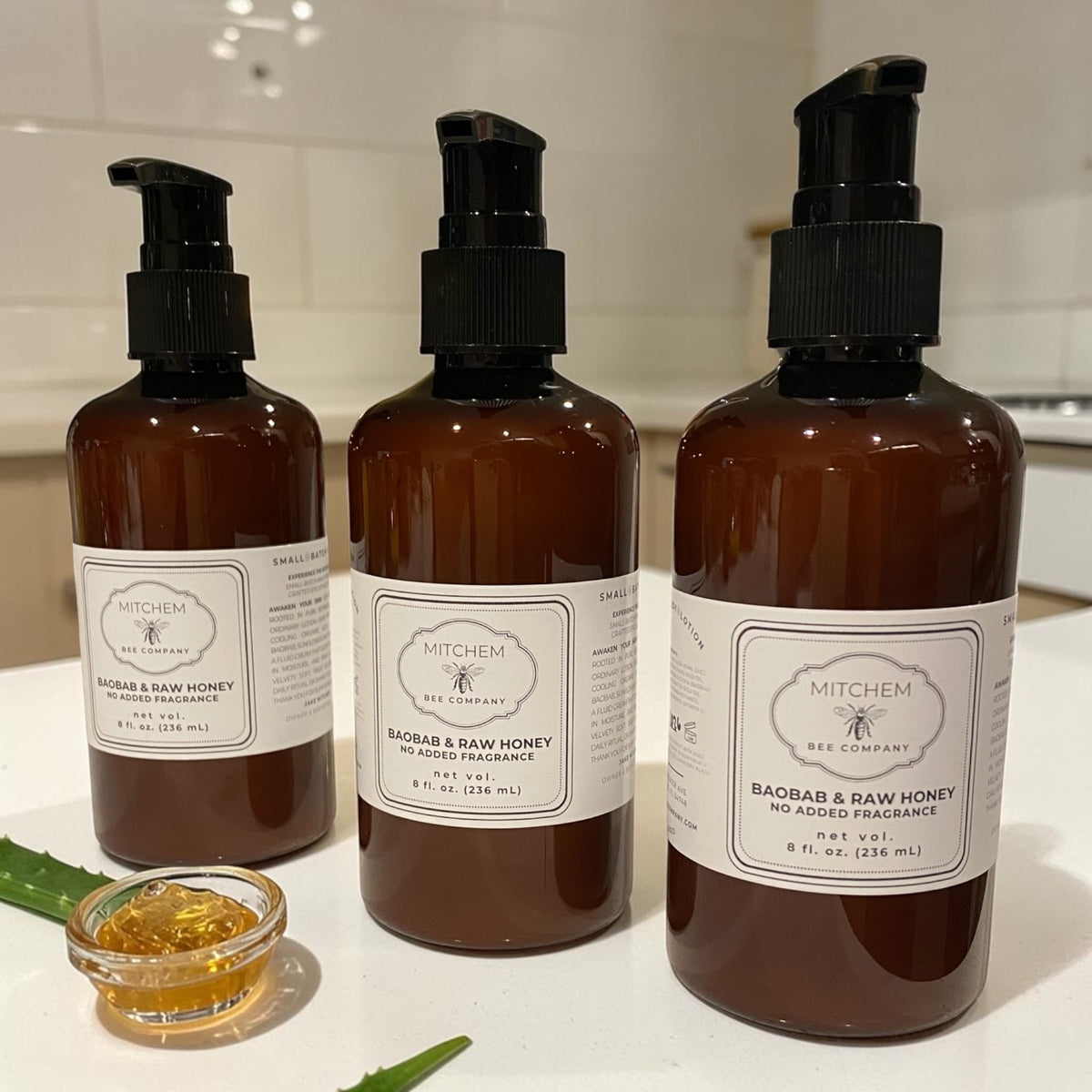 Raw Honey & Baobab Unscented Body Lotion