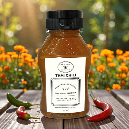 8 oz. Infused Raw Honey - Squeeze Bottle