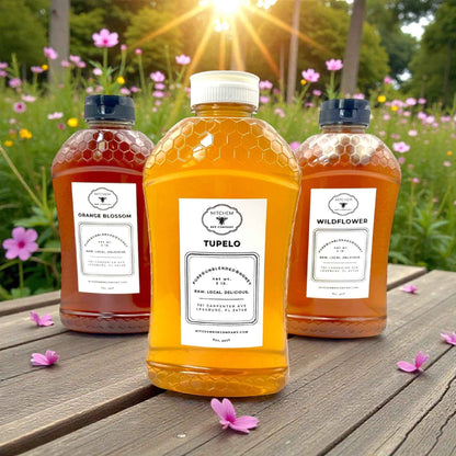 2 lb. Raw Honey - Squeeze Bottle
