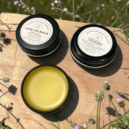0.3 oz. Luxe Lip Balm – Natural Beeswax Lip Care