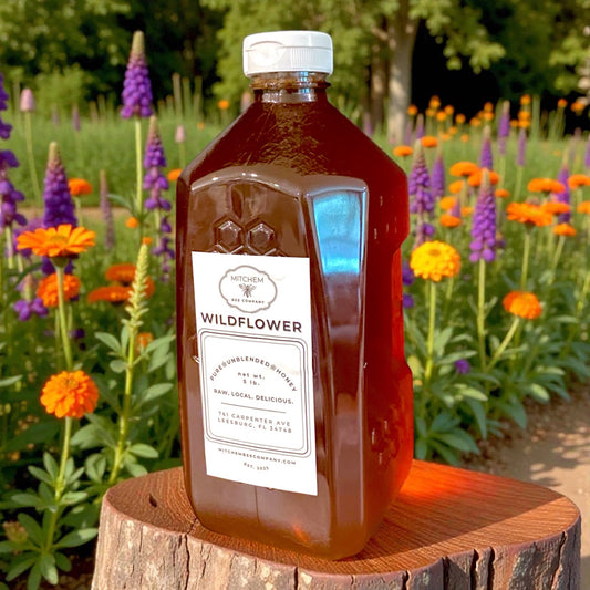 5 lb. Raw Honey - Squeeze Bottle