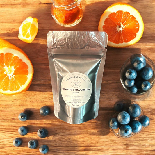 2 oz. Epsom Bath Soak - Orange & Blueberry