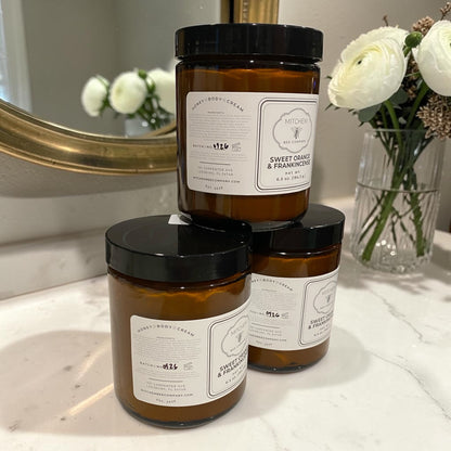 6.5 oz. Sweet Orange & Frankincense Raw Honey Body Cream