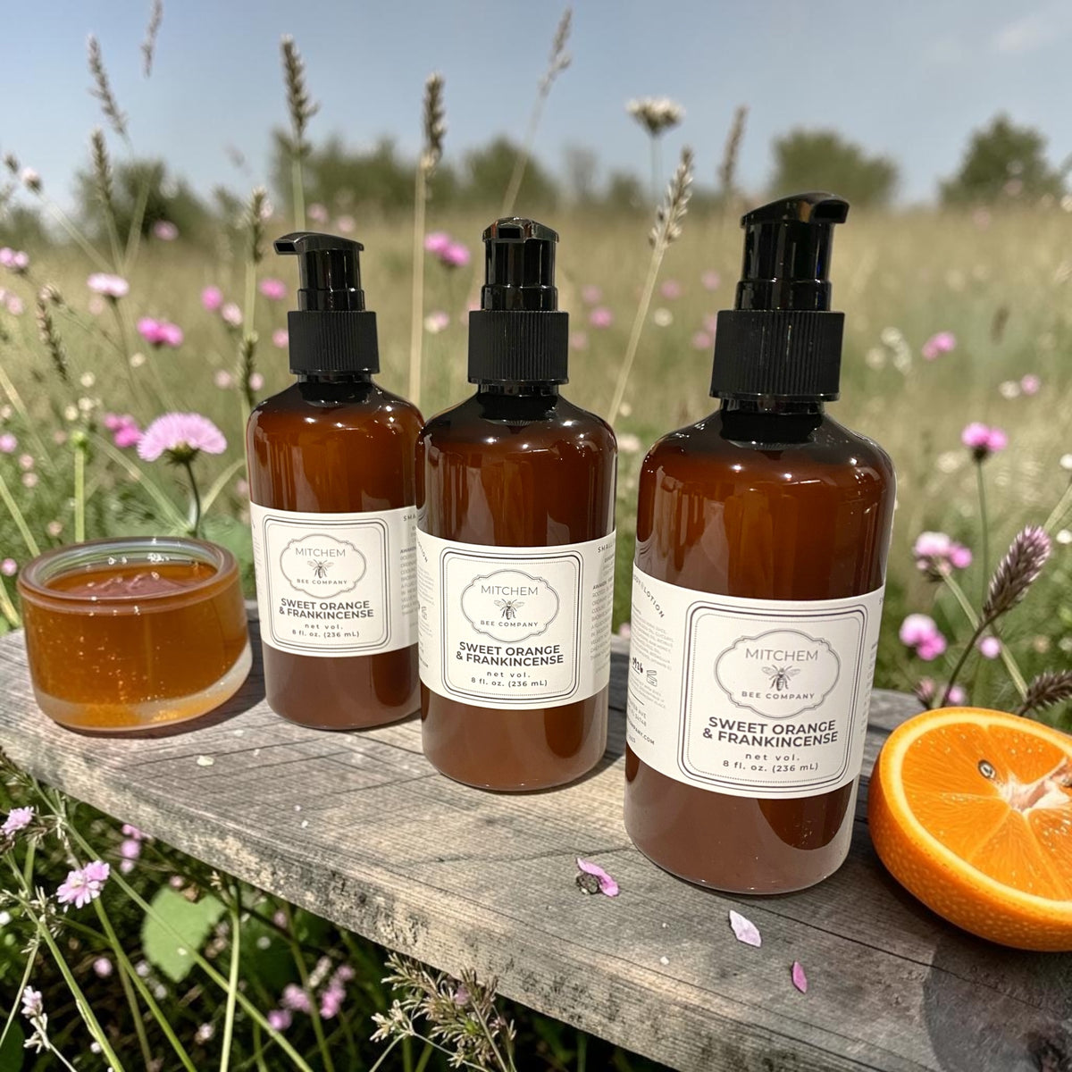 Sweet Orange & Frankincense Honey Body Lotion