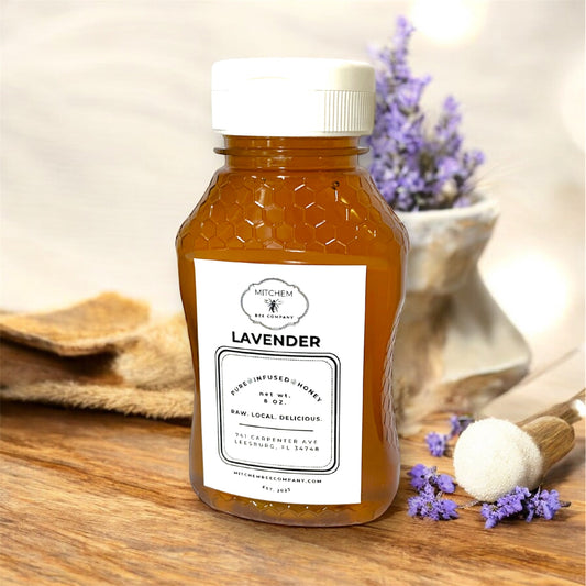 8 oz. Infused Raw Honey - Squeeze Bottle