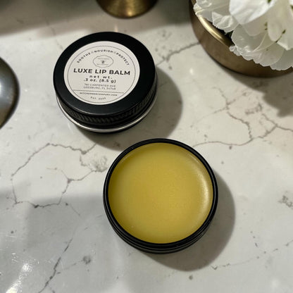 0.3 oz. Luxe Lip Balm – Natural Beeswax Lip Care
