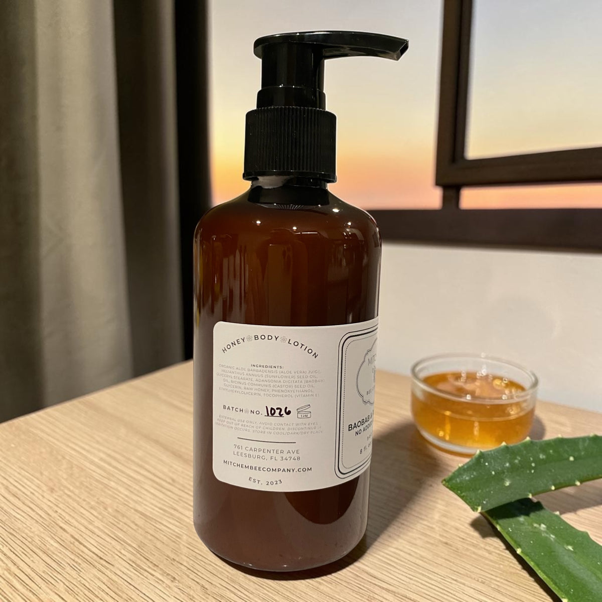 Raw Honey & Baobab Unscented Body Lotion
