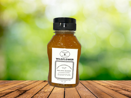 8 oz. Raw Honey - Squeeze Bottle