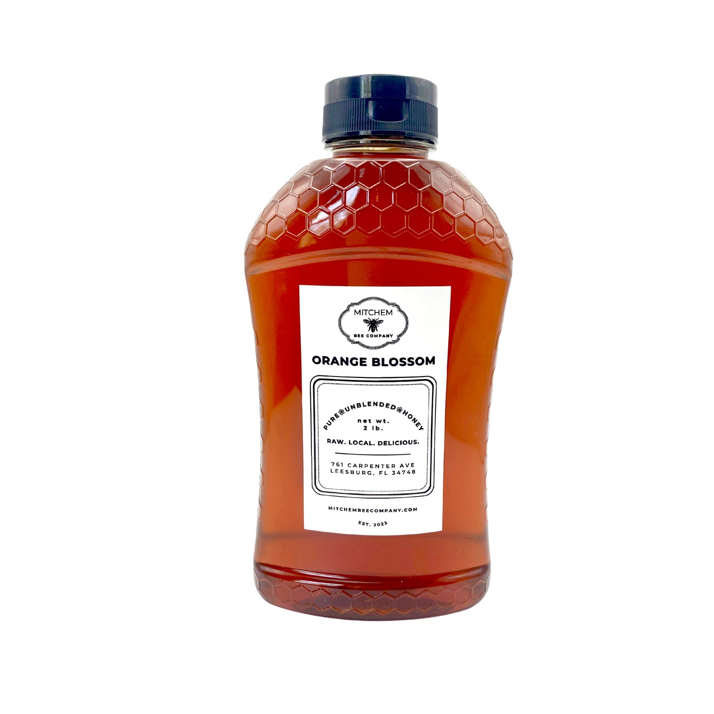 2 lb. Raw Honey - Squeeze Bottle