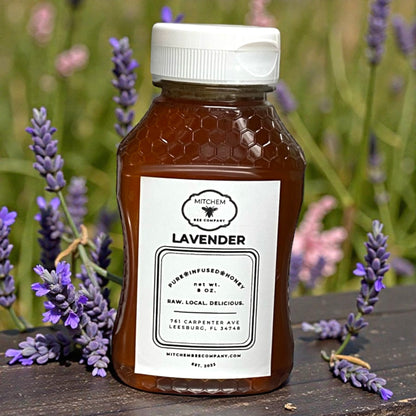 8 oz. Infused Raw Honey - Squeeze Bottle