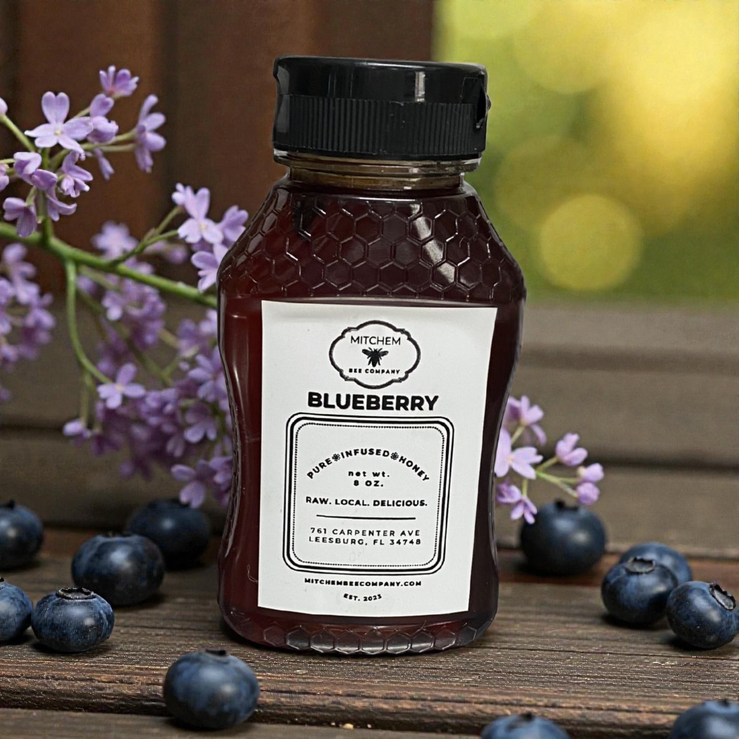 8 oz. Infused Raw Honey - Squeeze Bottle