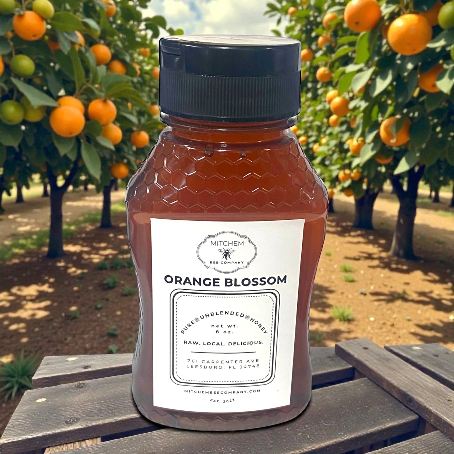 8 oz. Raw Honey - Squeeze Bottle