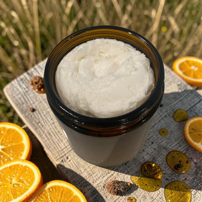 6.5 oz. Sweet Orange & Frankincense Raw Honey Body Cream