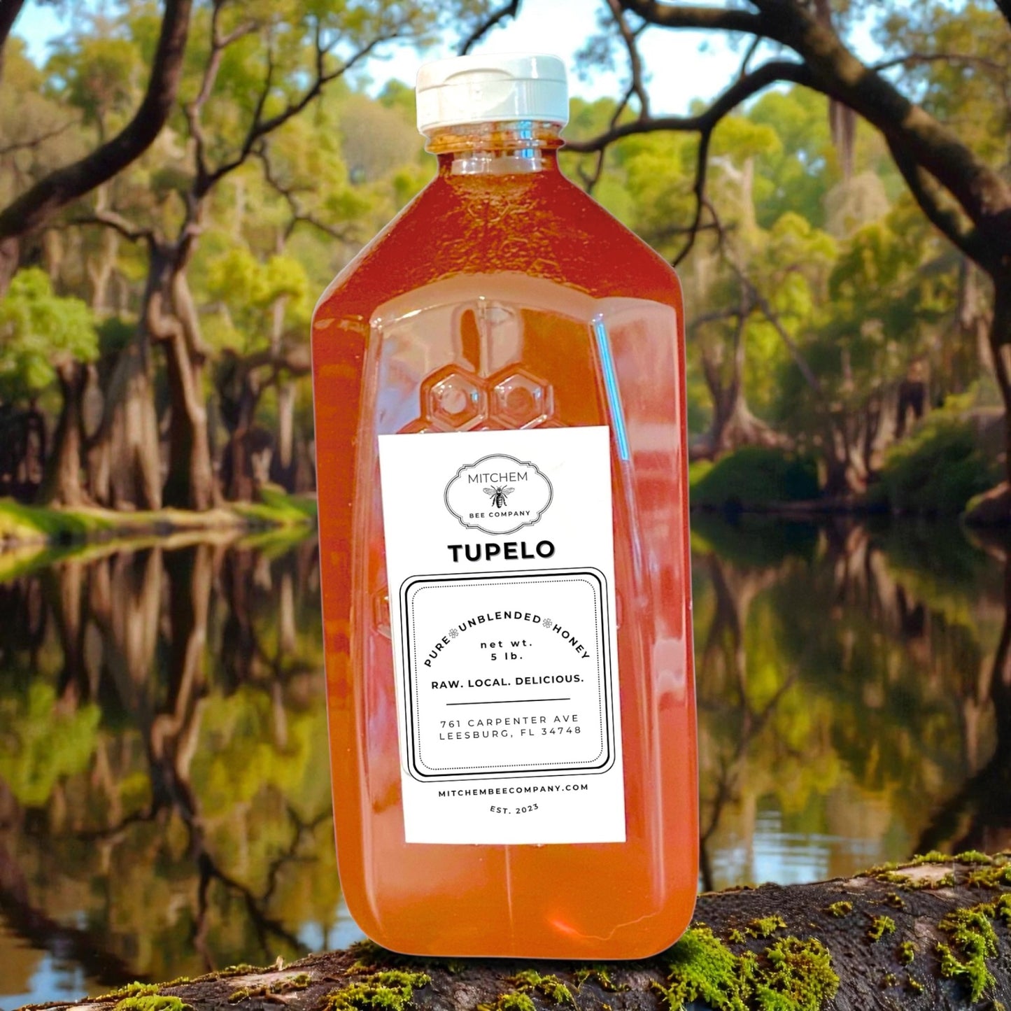 5 lb. Raw Honey - Squeeze Bottle