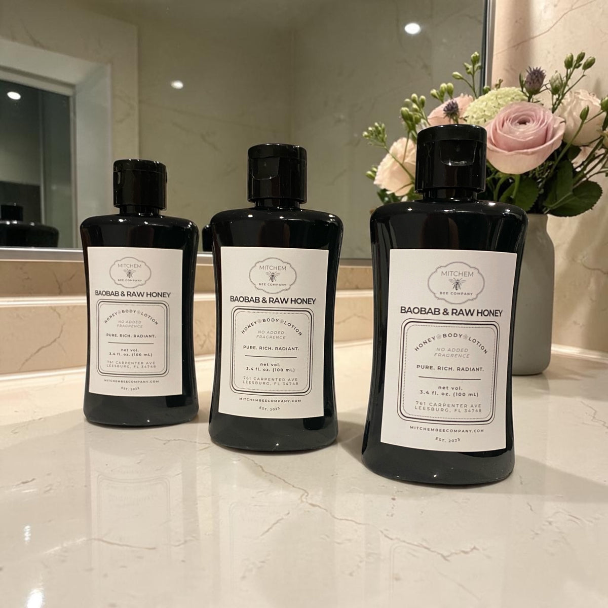 Raw Honey & Baobab Unscented Body Lotion