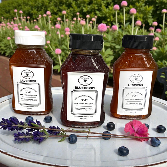 Pick 3 Infused Raw Honey Squeeze Bottle Bundle