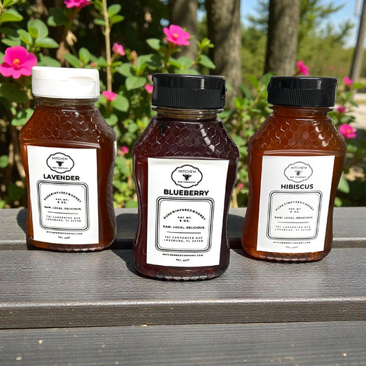 8 oz. Infused Raw Honey - Squeeze Bottle