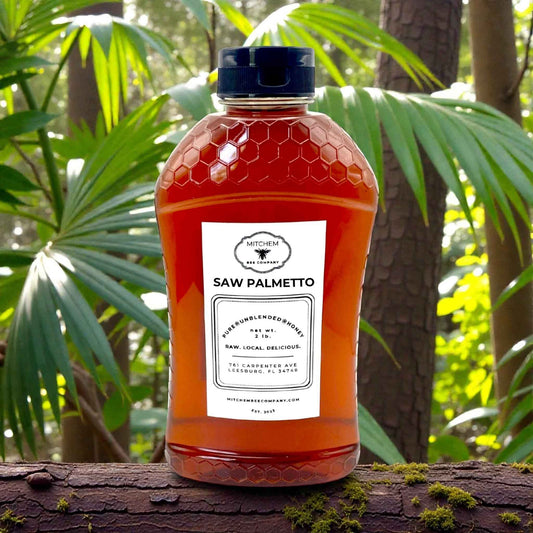Raw, Unfiltered Florida Saw Palmetto Honey