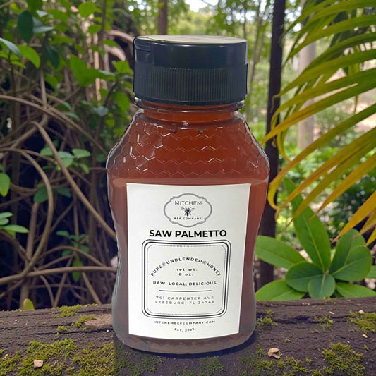 Raw, Unfiltered Florida Saw Palmetto Honey