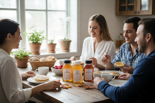 8 oz. Raw Honey Trio - Squeeze Bottle