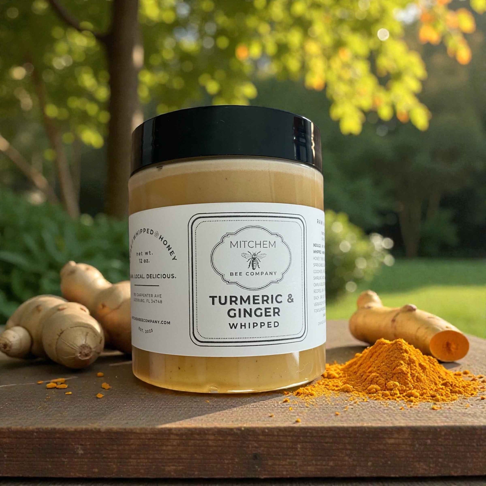 12 oz. Turmeric & Ginger Whipped Raw Honey